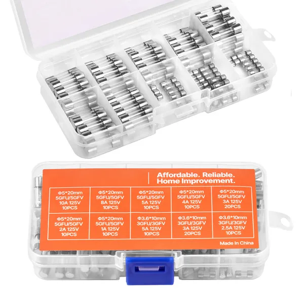 Fast-Blow Glass Fuses Assortment Kit