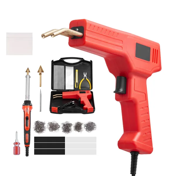 Plastic Welder Kit Deluxe, 100W Plastic Welding Gun