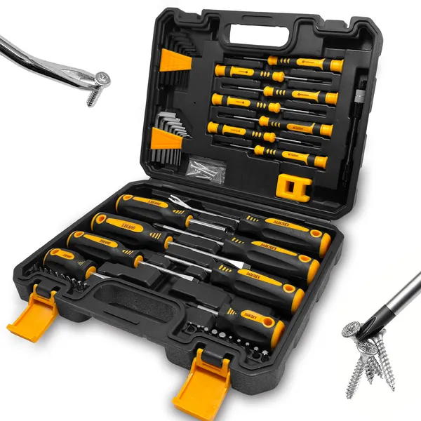 53-PC Magnetic Screwdriver Set with Spudger & Magnetizer