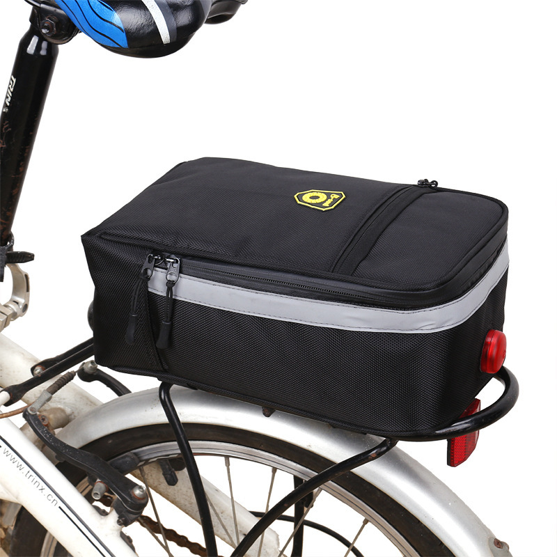 Rear-end seat bag for mountain bike electric car 28X16X11CM Grey